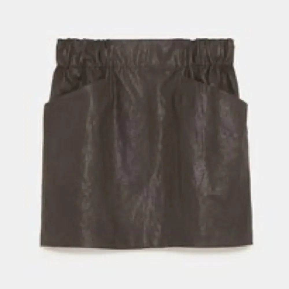 ✨ FAUX LEATHER MINI SKIRT WITH POCKETS✨